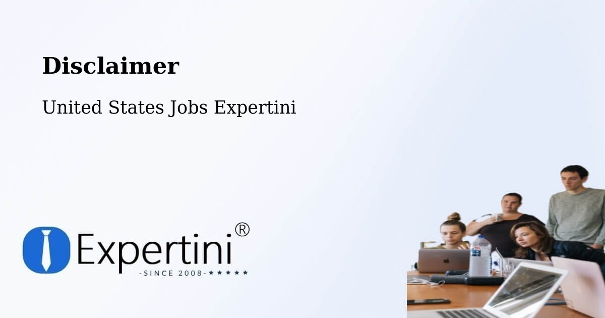 Disclaimer – Hudson County - United States Jobs Expertini